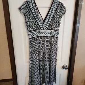 Women's Blue And brown Dress